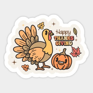 Happy Thanksgiving Sticker